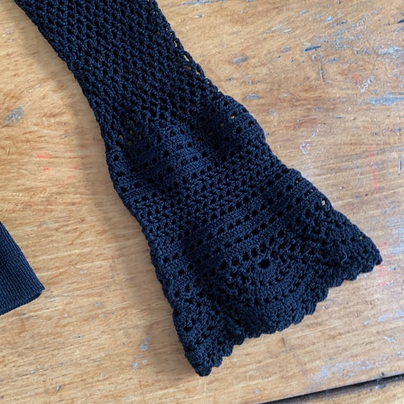 Women’s size small black knit shirt by Bianca Nyguard - Picture 7 of 9